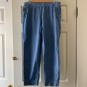 J. Jill pull-on soft denim pant